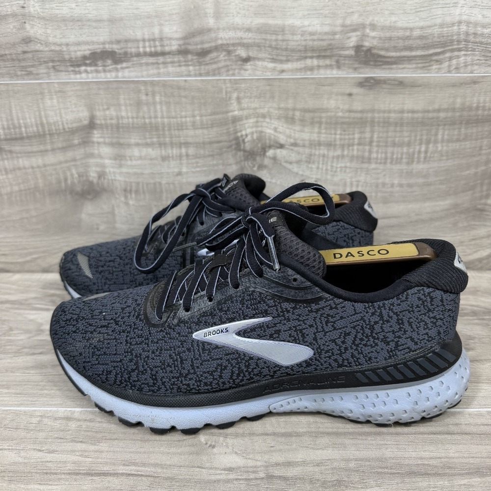 Brooks Adrenaline GTS 20 Gray Purple Womens US Size 8 1202961B003 Running Shoes